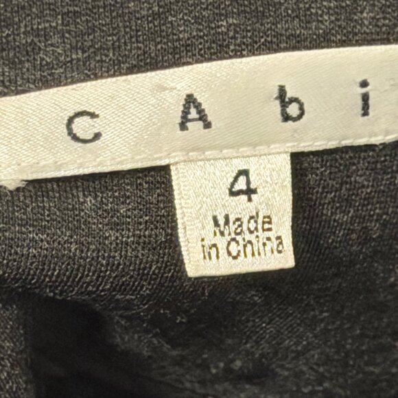 Cabi Womens Pencil Skirt Size 4 Charcoal Gray Rayon Blend skirt - Picture 3 of 12